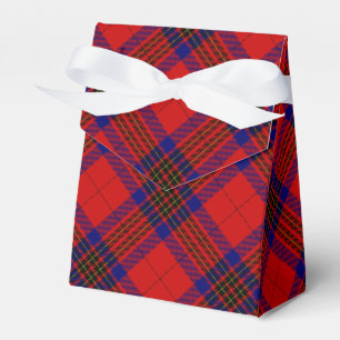 Caja Para Regalos Leslie tartan azul púrpura