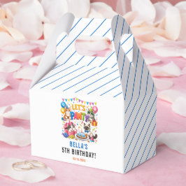 Caja Para Regalos Let’s Pawty Cat 5th Birthday | Cute Kitty Birthday