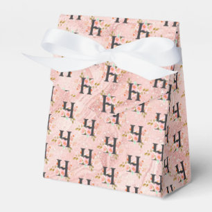 Caja Para Regalos Letra H