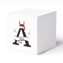 Letra Inicial A de Navidad – Diseño Festivo de Vac