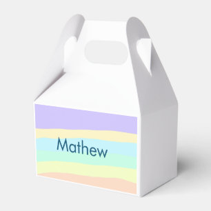 Caja Para Regalos letra inicial simple monograma añade tu nombre let