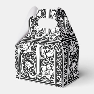 Caja Para Regalos Letra J Monograma medieval Art Nouveau