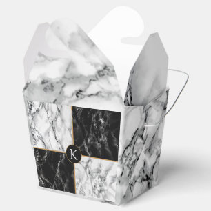 Caja Para Regalos Letra personalizada Favor Box Gift Marble Design