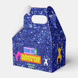 Caja Para Regalos Let's Jump Party Bounce Neon Trampoline Park 