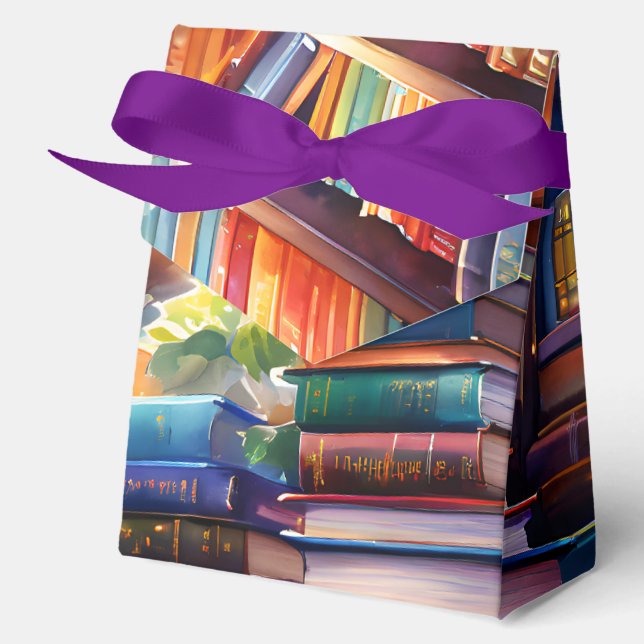 Caja Para Regalos Libros de biblioteca (Anverso)