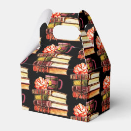 Caja Para Regalos Libros Y Té Negro