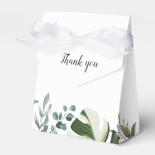 Caja Para Regalos LIFY Eucalyptus Botánico Saltos Boda (Front Side)