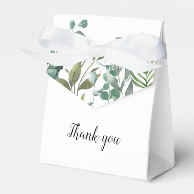 Caja Para Regalos LIFY Eucalyptus Botánico Saltos Boda (Front Side)