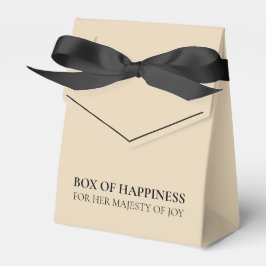 Caja Para Regalos light Gold with Black Text | Royal Elegant Design
