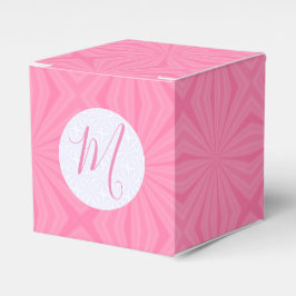 Caja Para Regalos Light Pink Squiggly Squares