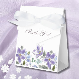 Caja Para Regalos Lilac Floral Bridal Shower