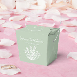 Caja Para Regalos Lily Of The Valley Bouquet Bridal Shower