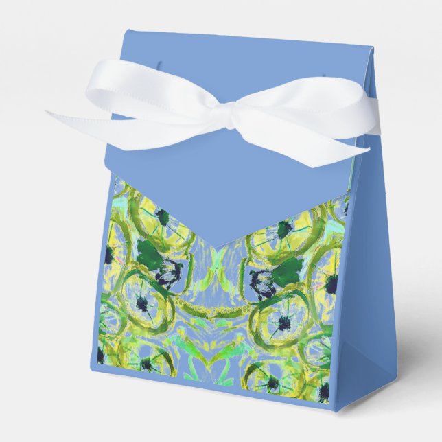 Caja Para Regalos Limas en azul (Front Side)