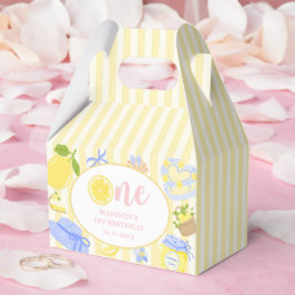 Caja Para Regalos Limon Limón Verano Limonada Cumpleaños 1 Fiesta 