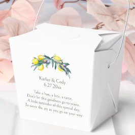 Caja Para Regalos Limón mediterráneo y olivo me llevan a casa