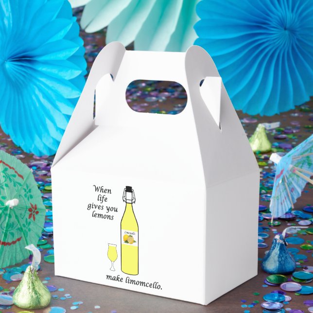 Caja Para Regalos Limones a Limoncello (Fiesta)