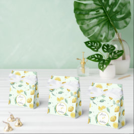 Caja Para Regalos Limones acuarelas