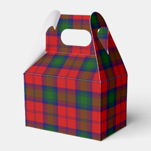 Caja Para Regalos Lindsay tartan green platillo rojo