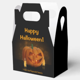 Caja Para Regalos Linterna de calabaza de Halloween con velas