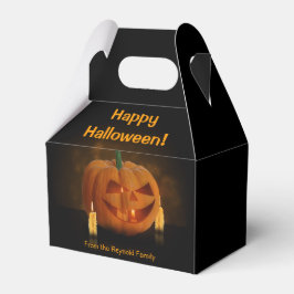 Caja Para Regalos Linterna de calabaza de Halloween con velas