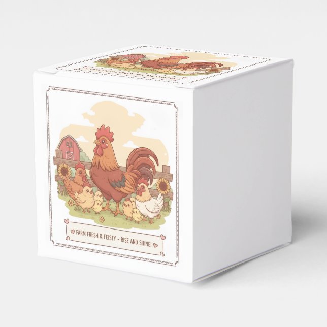 Caja Para Regalos lista en la granja cita (Costado Anverso)