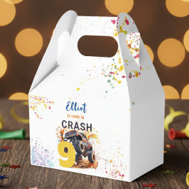 Caja Para Regalos Listo para el cumpleaños del camión monstruo