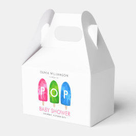 Caja Para Regalos Listo para estallar Fiesta de Bebé de Paleta Color