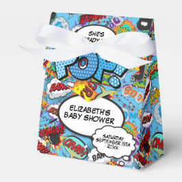 Caja Para Regalos Listo para mostrar el cómic azul de Baby Shower