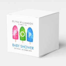 Caja Para Regalos Listo para reventar Fiesta de Baby Shower Azul col