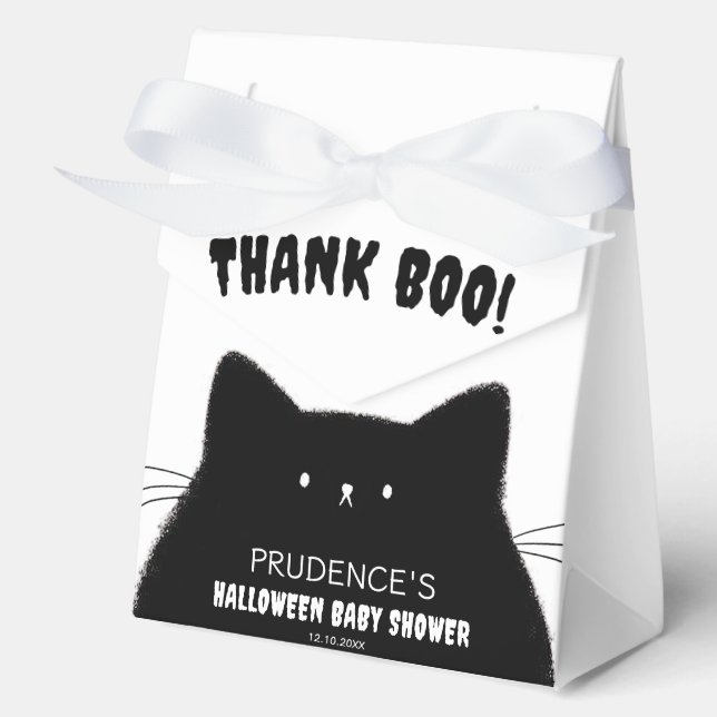 Caja Para Regalos Little Boo Halloween Baby Shower (Anverso)