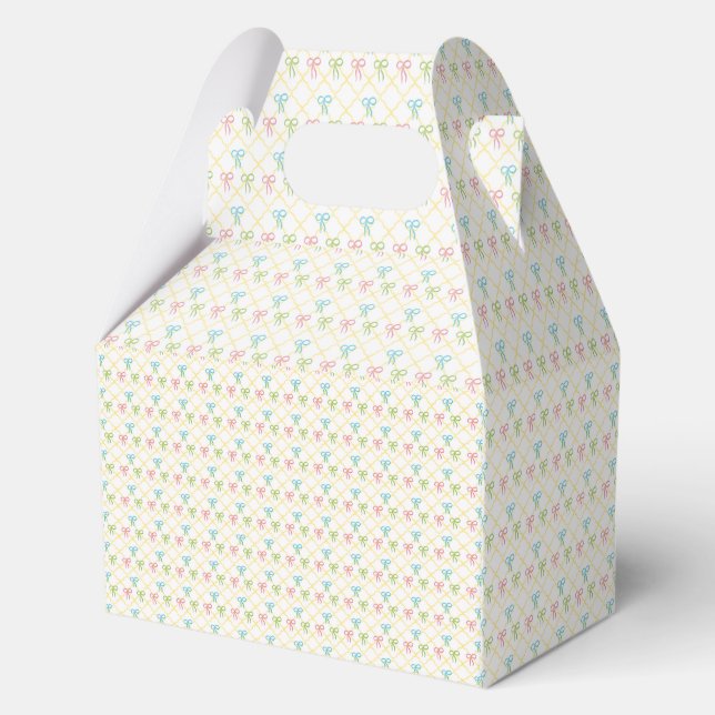 Caja Para Regalos Little bows seamless pattern (Anverso)