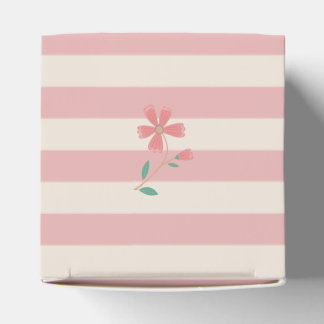 Caja Para Regalos Little Bud Floral Hand Lettering Baby Shower Sign