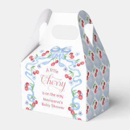 Caja Para Regalos Little Cherry Blue Bow Baby Boh