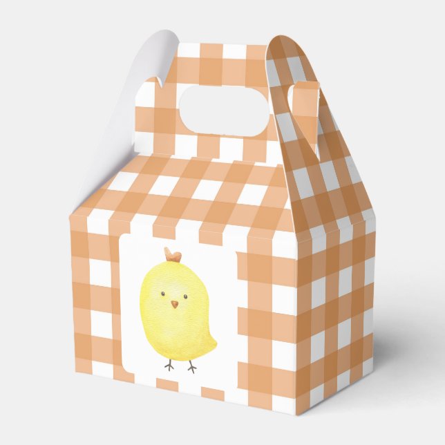 Caja Para Regalos Little Chick Baby Shower (Front Side)