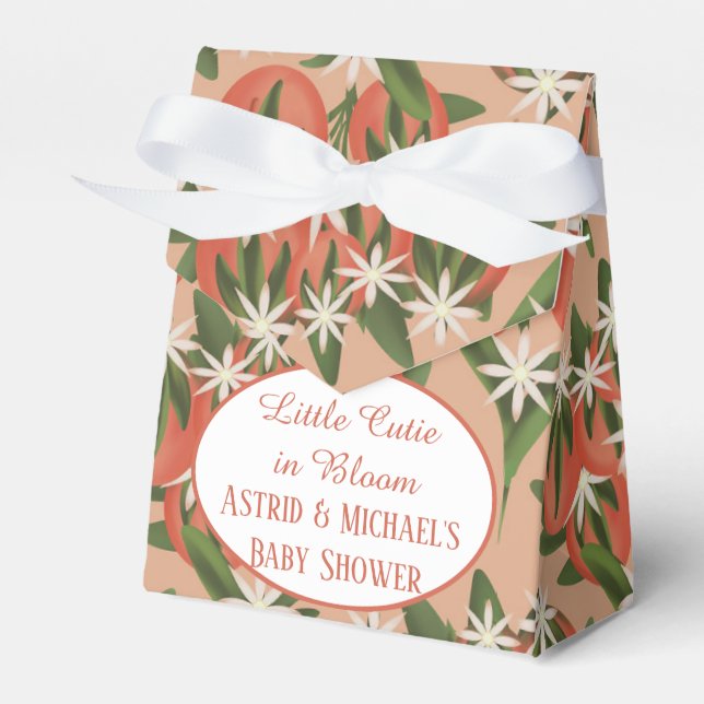 Caja Para Regalos Little Cutie Clementine | Fresh Citrus Baby Shower (Front Side)