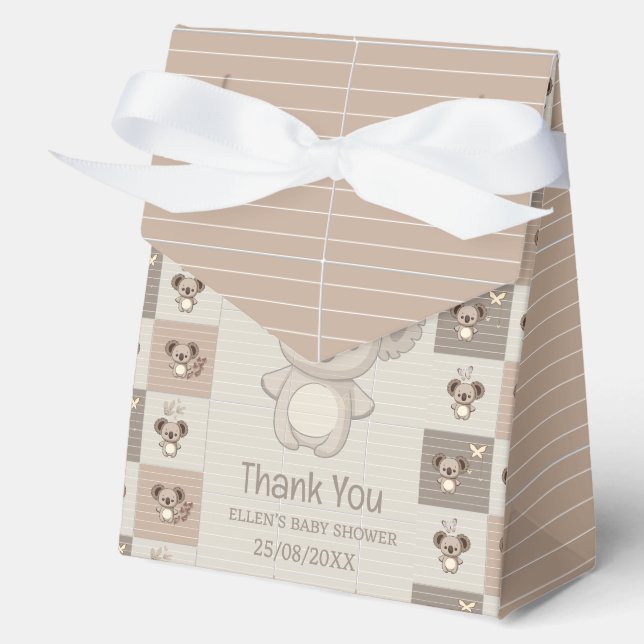 Caja Para Regalos Little Koala Bliss (Anverso)