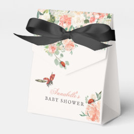 Caja Para Regalos Little Lady Ladybug Roses Girl Baby Shower