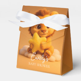 Caja Para Regalos Little Lion & Star - Baby Shower Favor Box