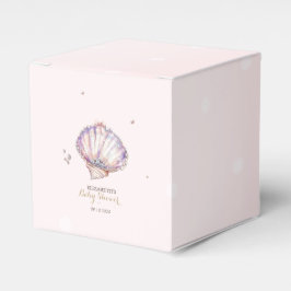 Caja Para Regalos Little Pearl Seashells Diamonds Dots Baby Shower