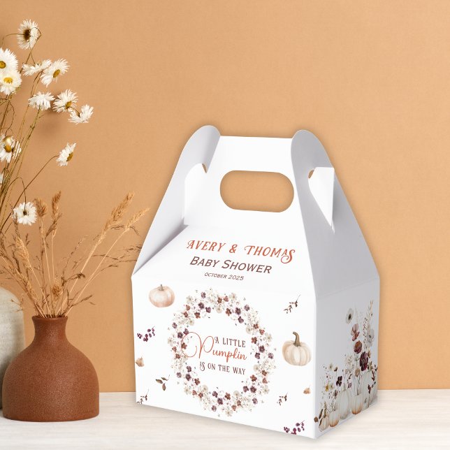 Caja Para Regalos Little Pumpkin Delightful Ivory Floral (Subido por el creador)