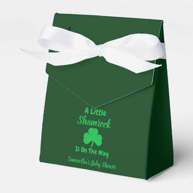Caja Para Regalos Little Shamrock St Patrick's Day (Front Side)
