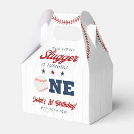 Caja Para Regalos Little Slugger Baseball 1st Birthday