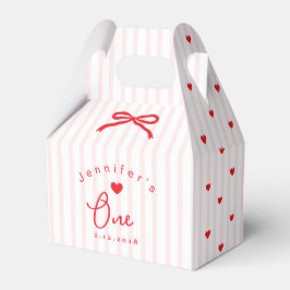 Caja Para Regalos Little Sweetheart Pink Red Valentines 1st Birthday