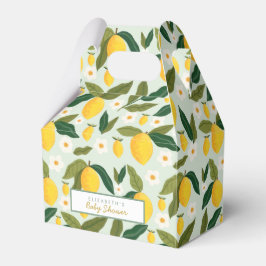 Caja Para Regalos Little Sweetie Yellow Lemon Baby Shower