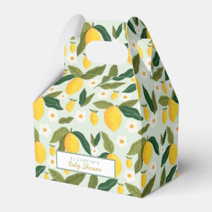 Caja Para Regalos Little Sweetie Yellow Lemon Baby Shower