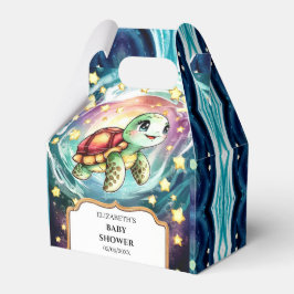 Caja Para Regalos Little Under Sea Turtle Baby Shower