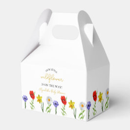 Caja Para Regalos Little Wildflower Baby Shower