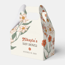 Caja Para Regalos Little Wildflower Fall Rustic Boho Baby Shower