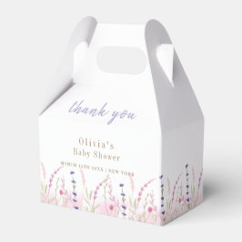 Caja Para Regalos Little Wildflower Garden Baby Shower Gracias