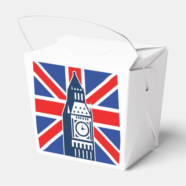 Caja Para Regalos Llamada de Londres (Reverso)